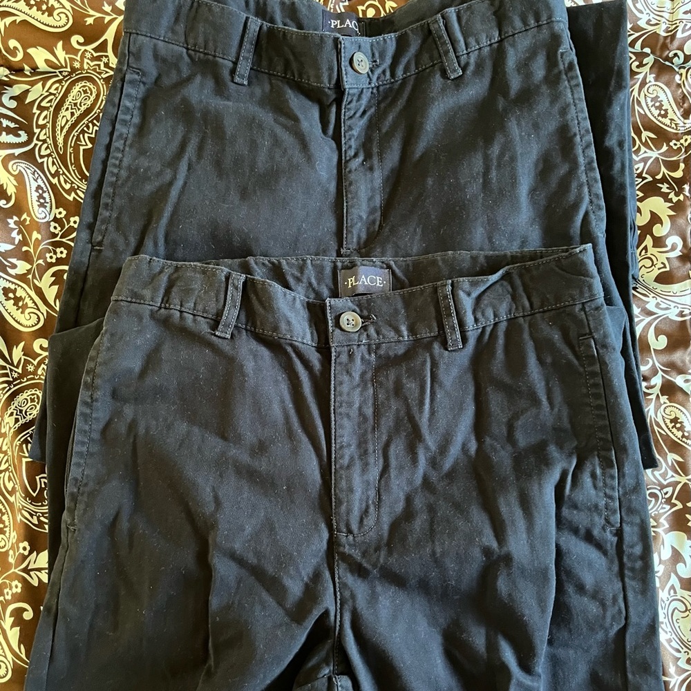 Bundle School Uniform Boys The Children’s Place Pants Navy 14